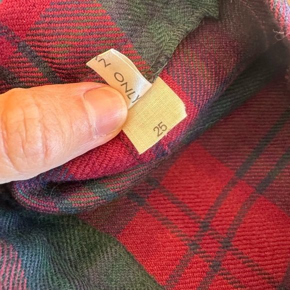 Vintage Moffat Woollens Made in Scotland Wrap Tartan Plaid Wool Skirt / 16 - Picture 12 of 14